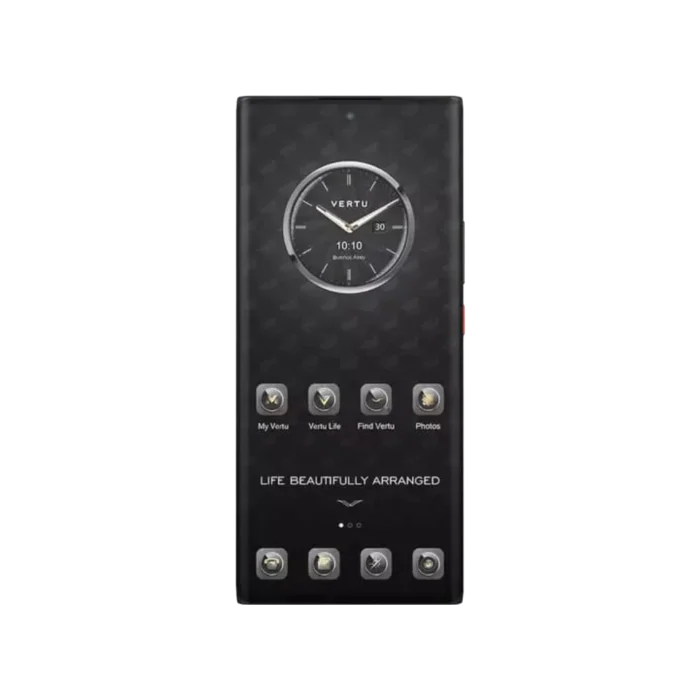 Metavertu Curve Screen Race Track Design Calfskin Web3 Phone - Image 2