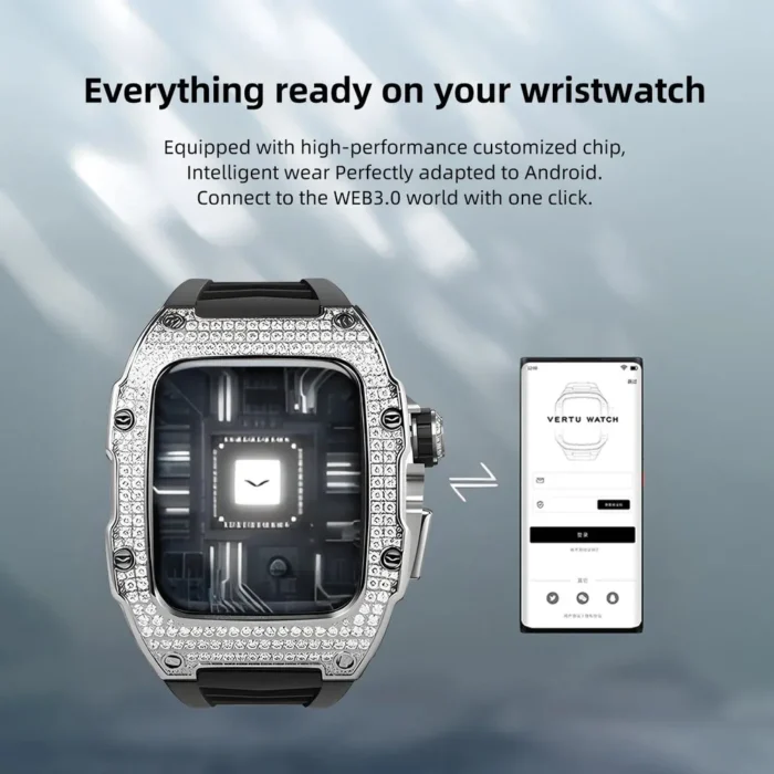 Fusion Full Diamond Smartwatch - Image 4