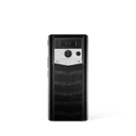 Metavertu Max Alligator Black Ceramic Frame Silver Plate