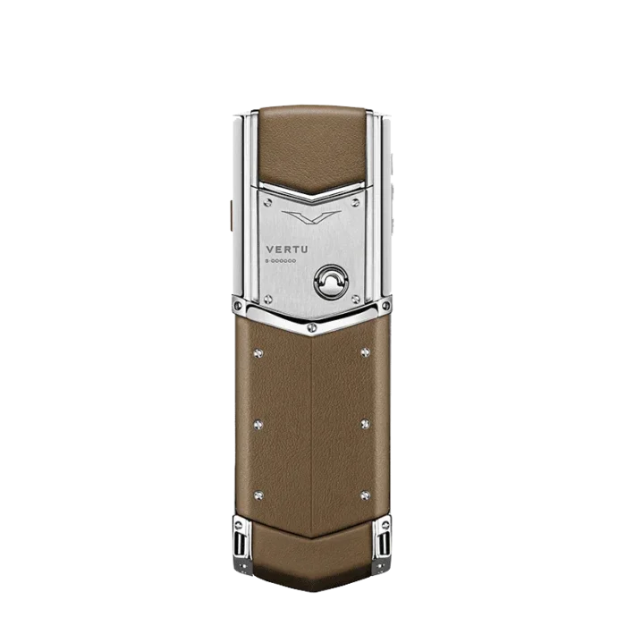 Signature V Stainless Steel Phone Pure Silver - Image 6