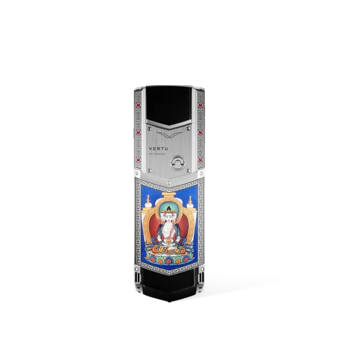 Vertu Signature V Thangka Pure Silver Phone - Image 3