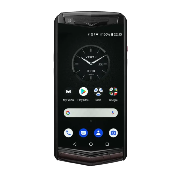 ASTER P GOTHIC ALLIGATOR SKIN PHONE C AMBER BROWN - Image 3