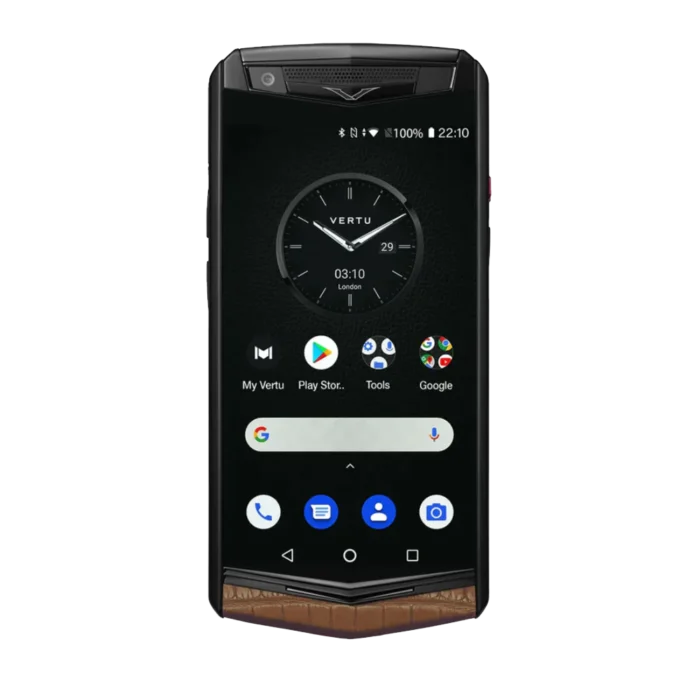 ASTER P GOTHIC ALLIGATOR SKIN PHONE C CINNAMON BROWN - Image 2