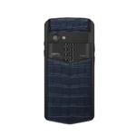 ASTER P GOTHIC ALLIGATOR SKIN PHONE C NAVY BLUE