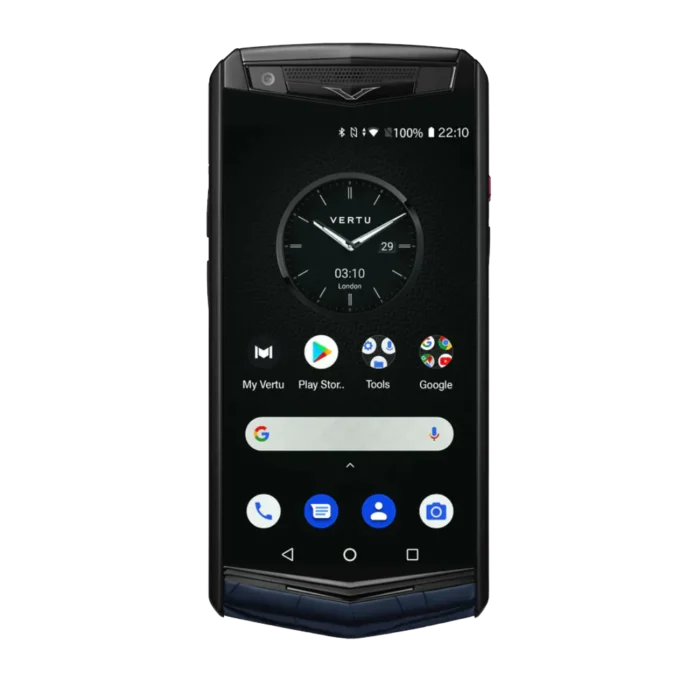 ASTER P GOTHIC ALLIGATOR SKIN PHONE C NAVY BLUE - Image 2