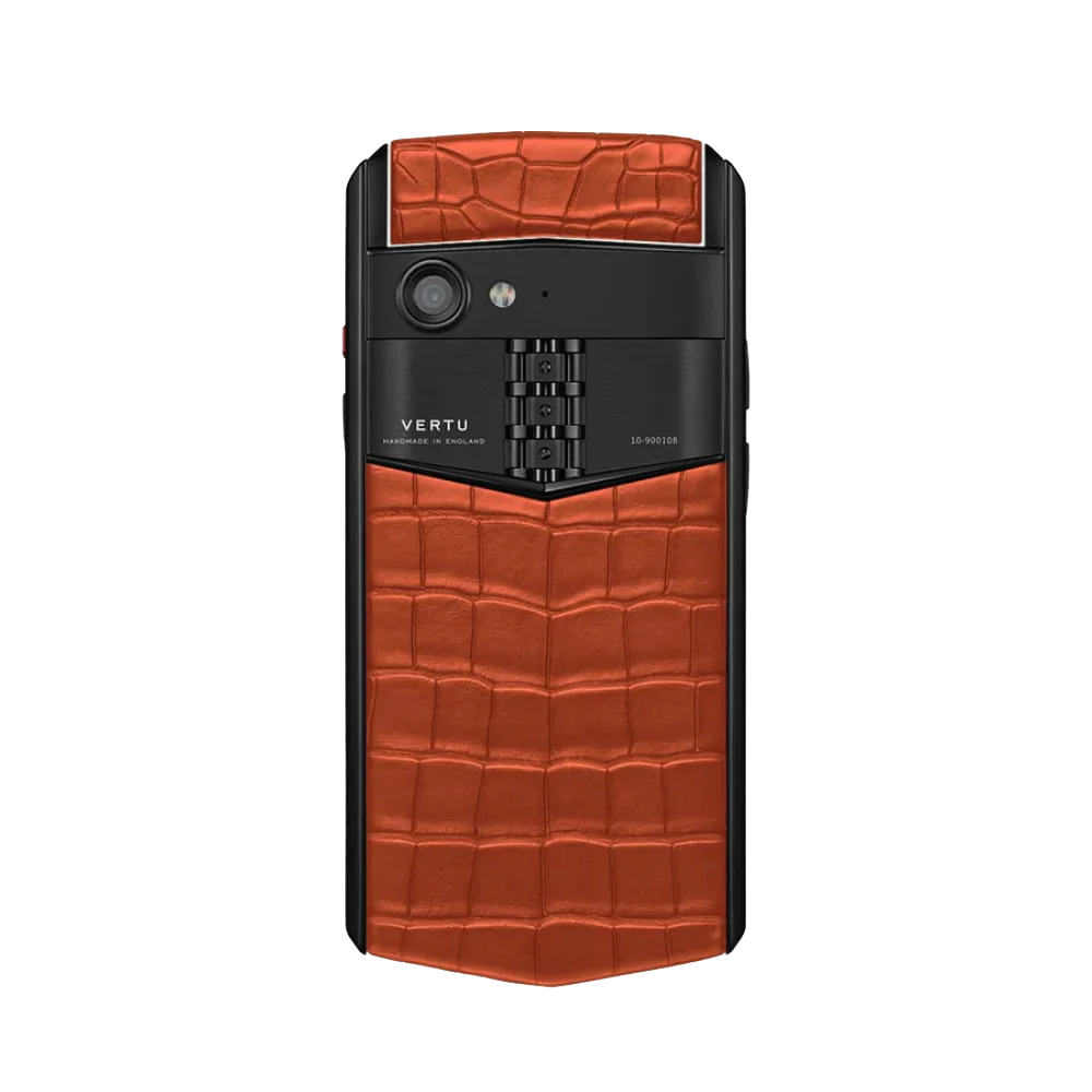 20240620163200179.webp ASTER P GOTHIC ALLIGATOR LEATHER PHONE C TANGERINE - Image 1