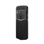 ASTER P GOTHIC GOLD SCREW CALFSKIN PHONE C JADE BLACK - Image 2