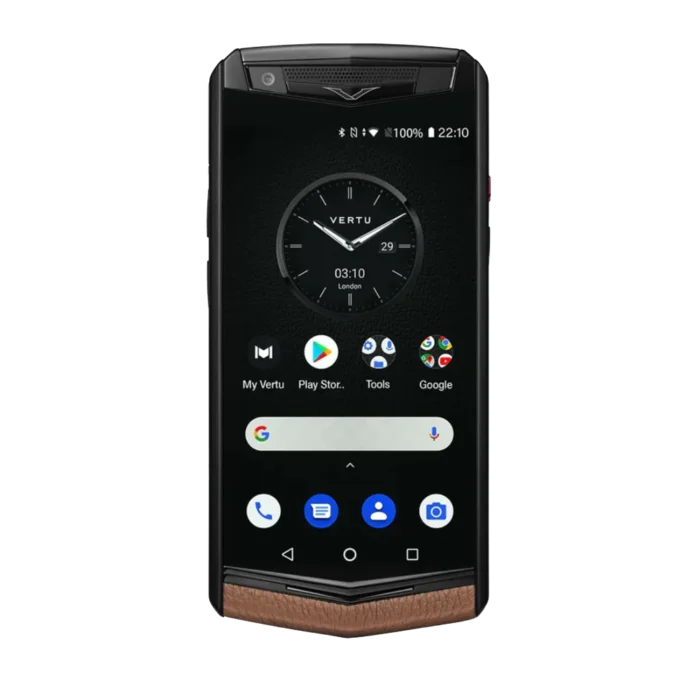 ASTER P GOTHIC CALFSKIN PHONE C CARAMEL BROWN - Image 3