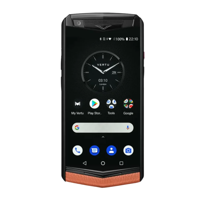 ASTER P GOTHIC CALF LEATHER PHONE C DAWNING ORANGE - Image 2