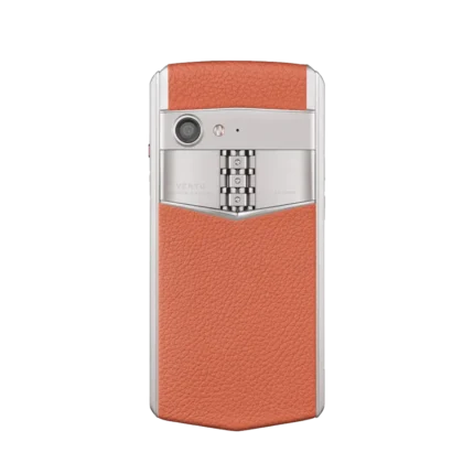 ASTER P BAROQUE CALFSKIN PHONE C DAWNING ORANGE