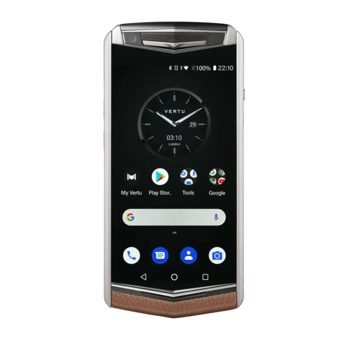 ASTER P BAROQUE CALFSKIN PHONE C CARAMEL BROWN - Image 3