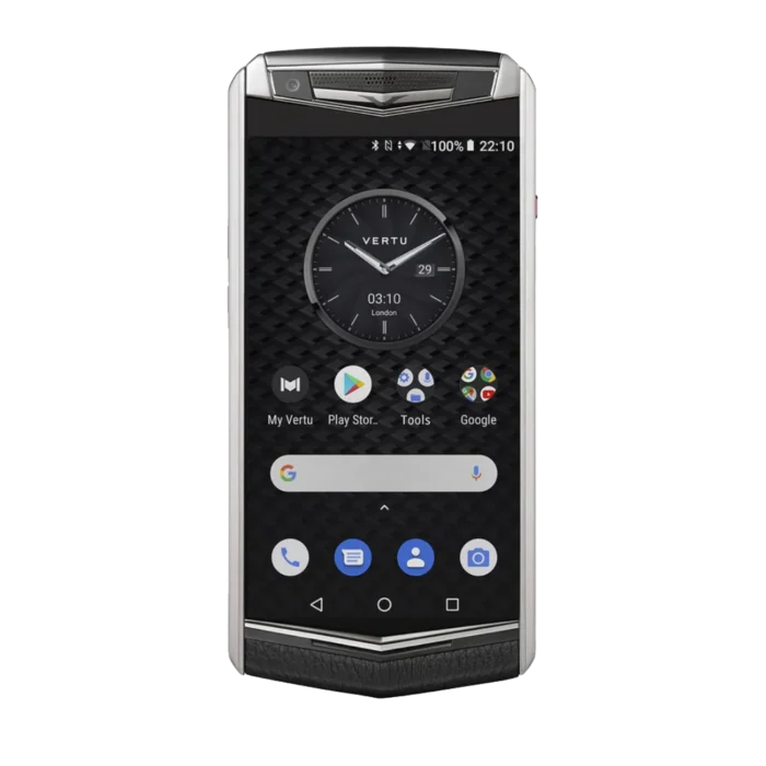 ASTER P BAROQUE CALFSKIN PHONE C JADE BLACK - Image 3